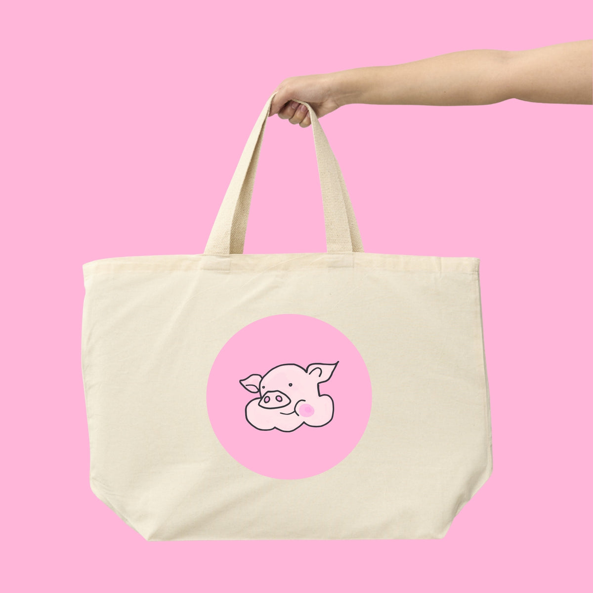 Tote Bag Chanchín 🐷 40x58x20 (cm)